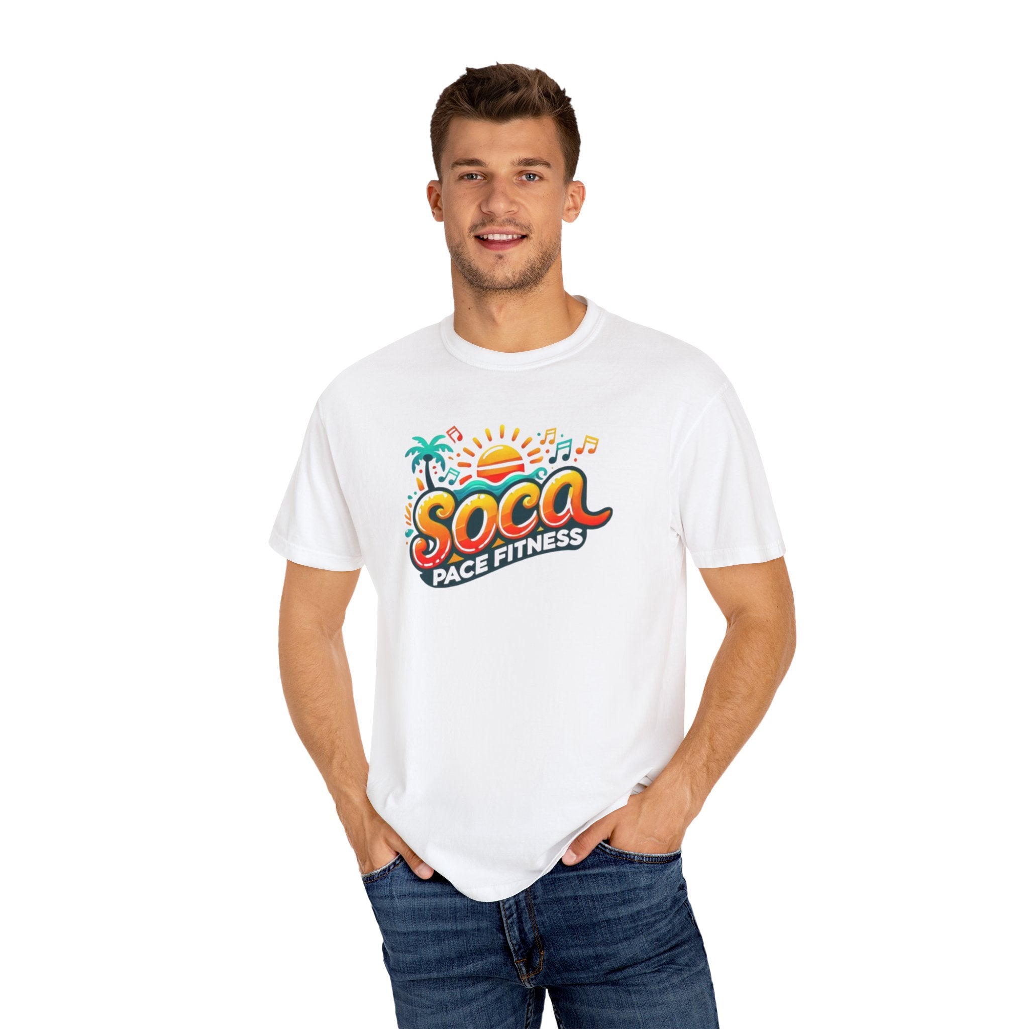 Soca Pace Fitness Unisex Garment-Dyed T-shirt