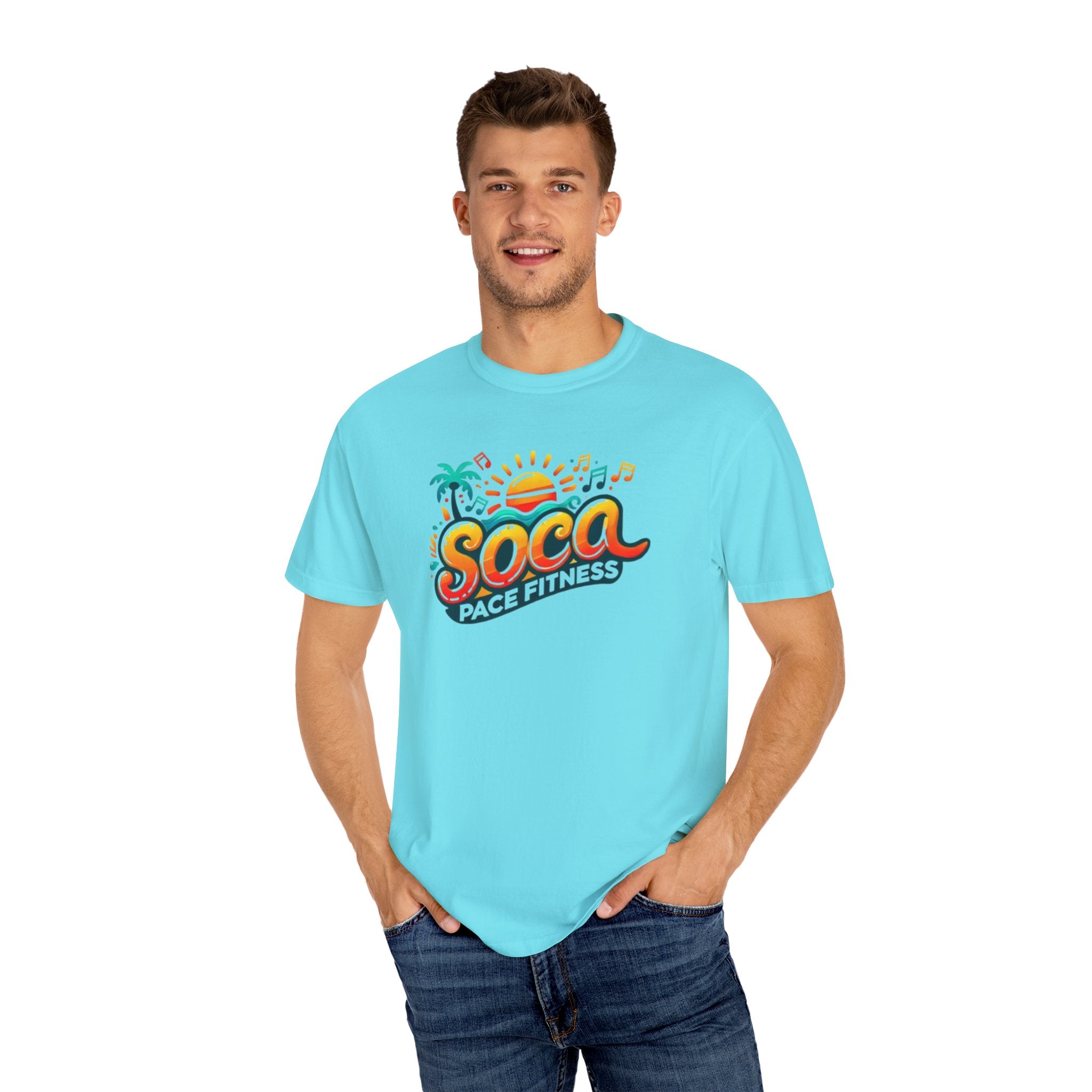 Soca Pace Fitness Unisex Garment-Dyed T-shirt