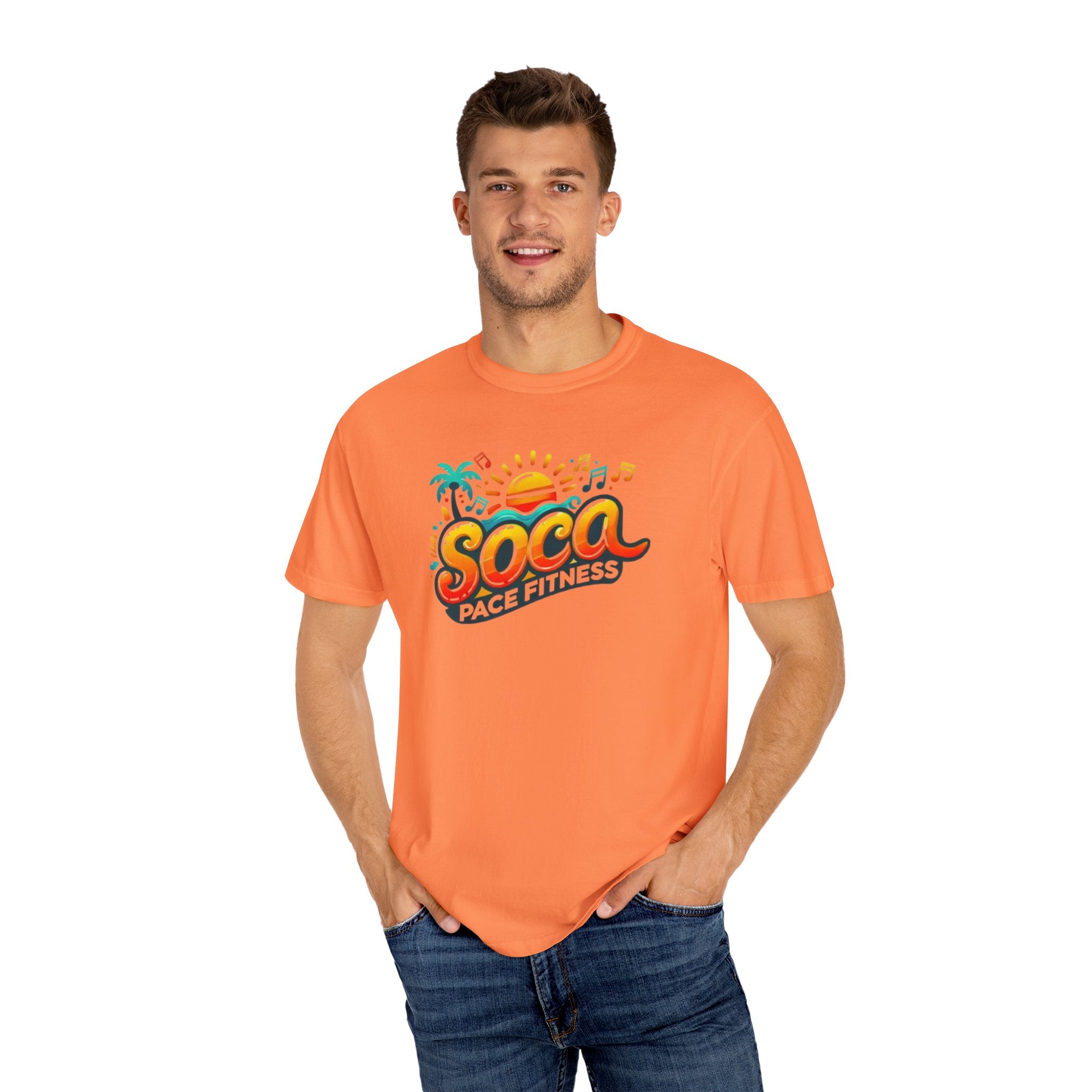 Soca Pace Fitness Unisex Garment-Dyed T-shirt